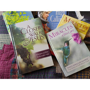 Lot of 5 Guidepost HARDCOVER Christian Books